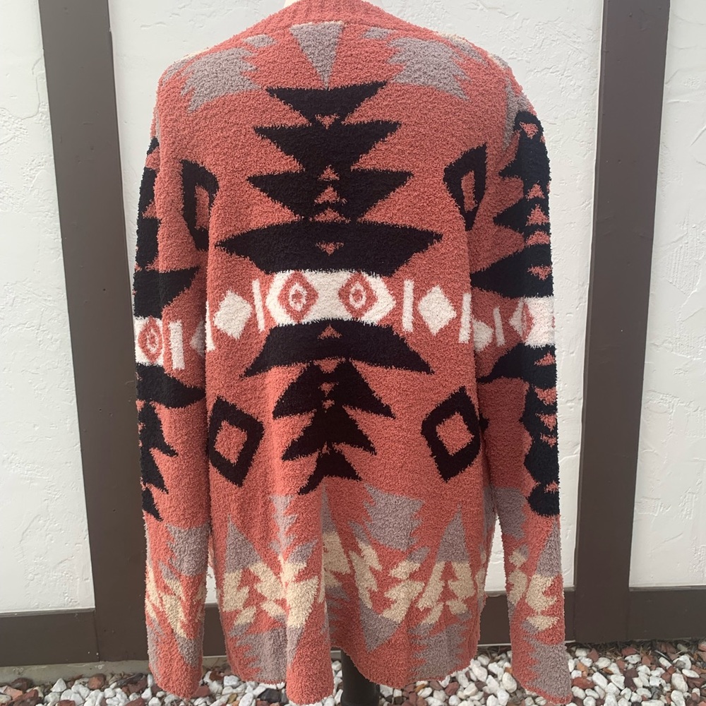 Last S SO SOFT! New Cozy Aztec Southwest Bohemian Knitted Sweater Cardigan - Picture 17 of 17